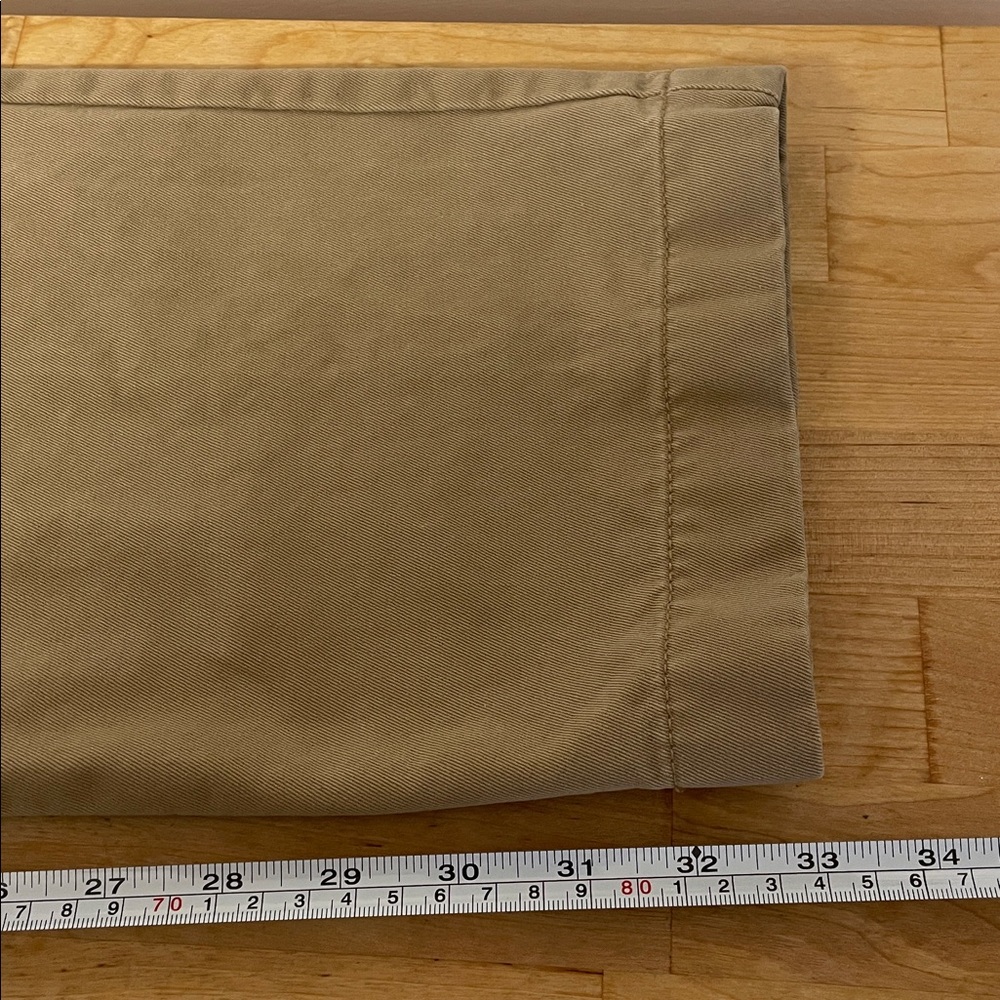 J. Crew broken in tan khaki casual work pants men’s size 36X34 - Picture 16 of 16